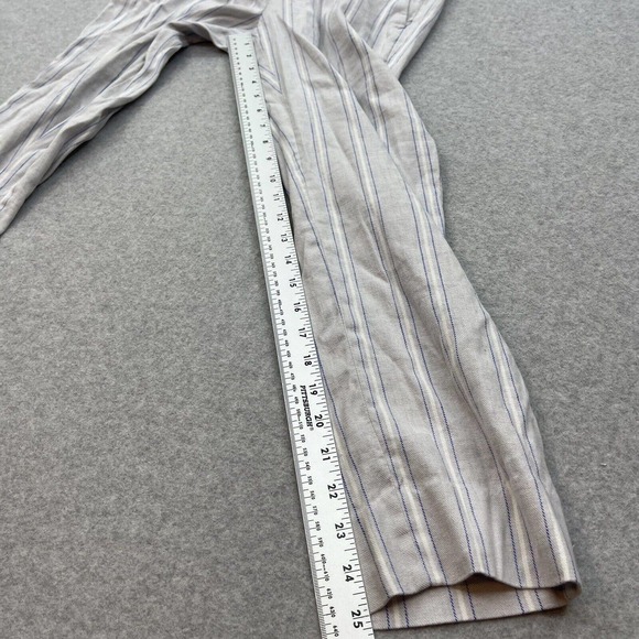 Banana Republic AVERY Pants Womens Size 2P Striped Seersucker Petite Chino - Picture 5 of 9